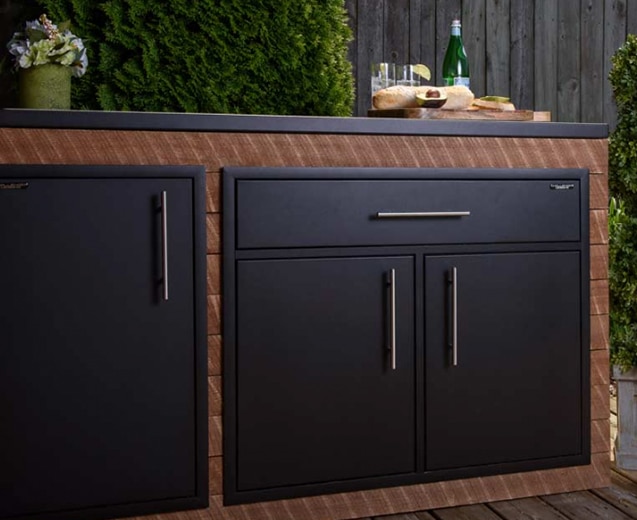 Challenger Designs modern outdoor cabinets