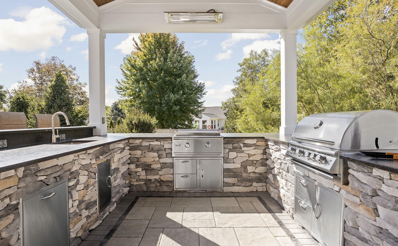 backyard kitchen